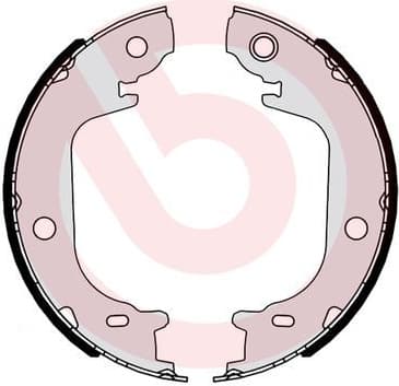 Brake Shoe Set, parking brake ESSENTIAL LINE S83565 - image 3