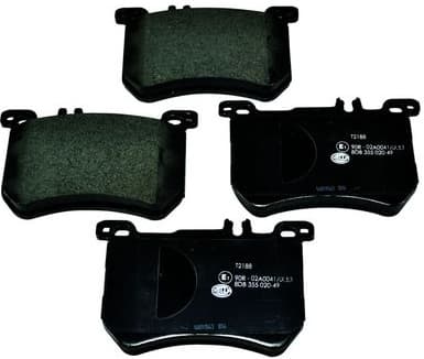 Brake Pad Set, disc brake 8DB 355 020-491
