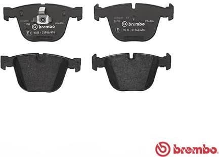 Brake pads rear, Top Quality P06026 - image 4