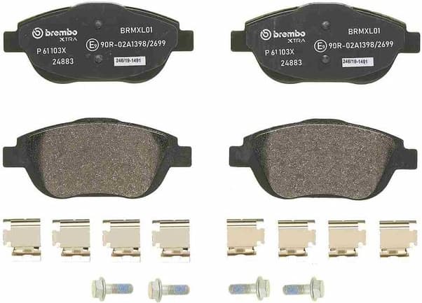 Brake Pad Set, disc brake XTRA LINE P61103X - image 4