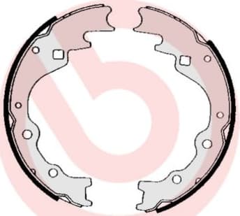 Brake Shoe Set ESSENTIAL LINE S49514 - image 3