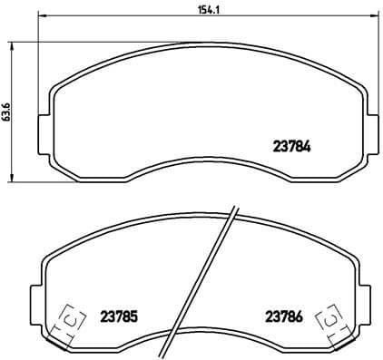 Brake Pad Set, disc brake PRIME LINE P99003 - image 3