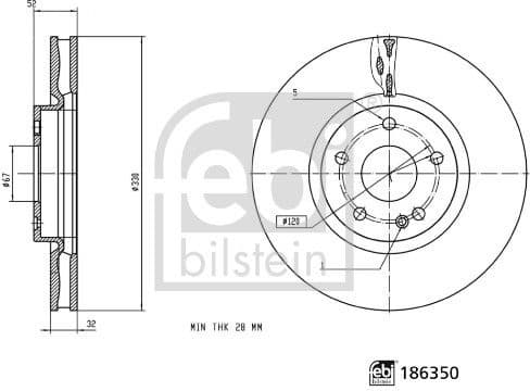 Brake Disc 186350