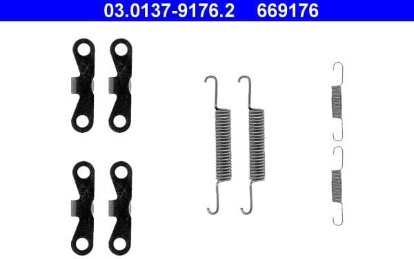 Accessory Kit, parking brake shoes 03.0137-9176.2 - image 2