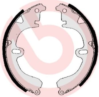Brake Shoe Set ESSENTIAL LINE S83506 - image 3