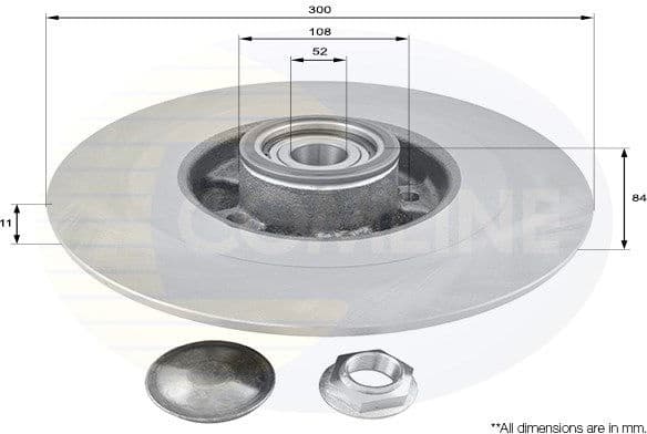 Brake disc with bearing ADC3016 - image 2