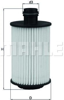 Filter oil OX1012D