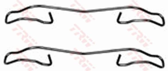 Accessory Kit, disc brake pad PFK347