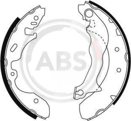 Brake Shoe Set 8897