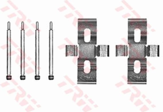 Accessory Kit, disc brake pad PFK172