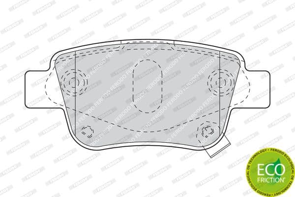 Brake pads rear, Top Quality FDB1649 - image 3