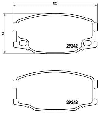 Brake Pad Set, disc brake PRIME LINE P54035 - image 3