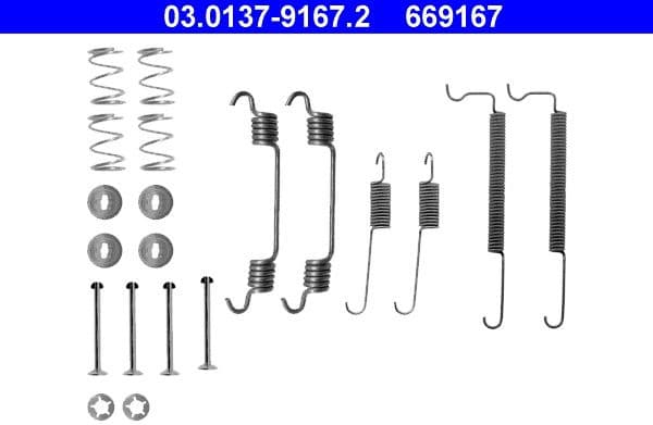 Accessory Kit, brake shoes 03.0137-9167.2 - image 2