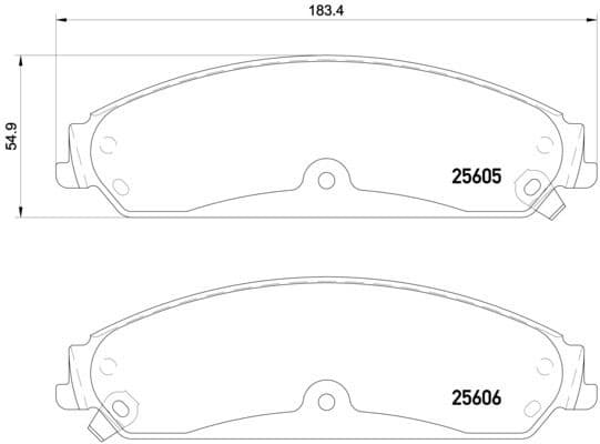 Brake Pad Set, disc brake PRIME LINE P23149 - image 3