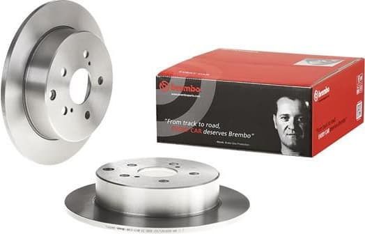 Brake discs kit rear, (2pcs), Top Quality 08.A354.10 - image 4