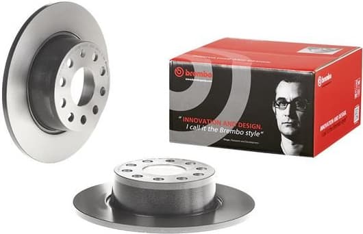 Brake discs kit rear, (2pcs), Top Quality 08.D425.11 - image 3