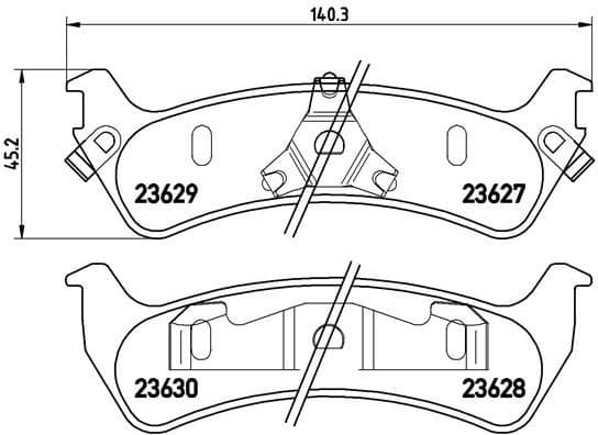 Brake Pad Set, disc brake PRIME LINE P24042 - image 3