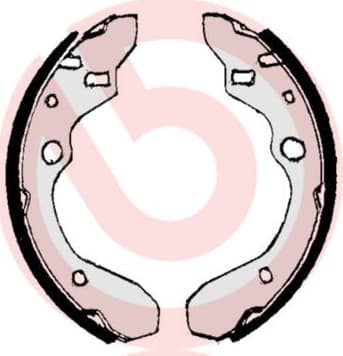 Brake Shoe Set ESSENTIAL LINE S49506 - image 3