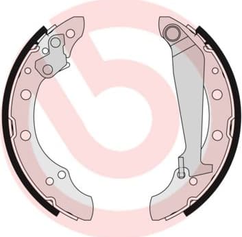 Brake shoes, Top Quality S85511 - image 3