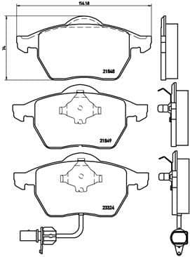 Brake Pad Set, disc brake PRIME LINE P85060 - image 3