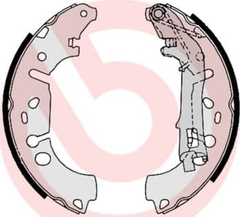 Brake Shoe Set ESSENTIAL LINE S23531 - image 3