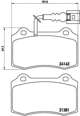 Brake Pad Set, disc brake PRIME LINE P85104 - image 3
