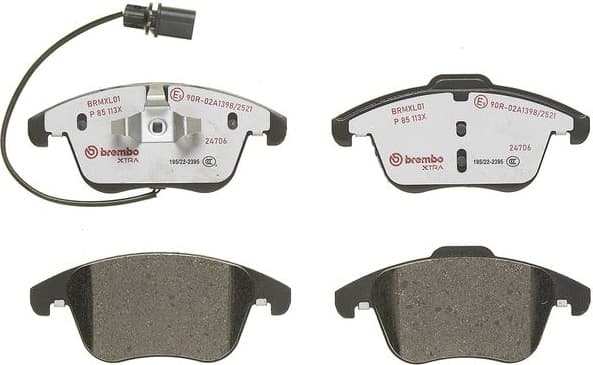 Brake Pad Set, disc brake XTRA LINE P85113X - image 3