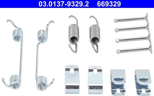 Accessory Kit, parking brake shoes 03.0137-9329.2 - image 3