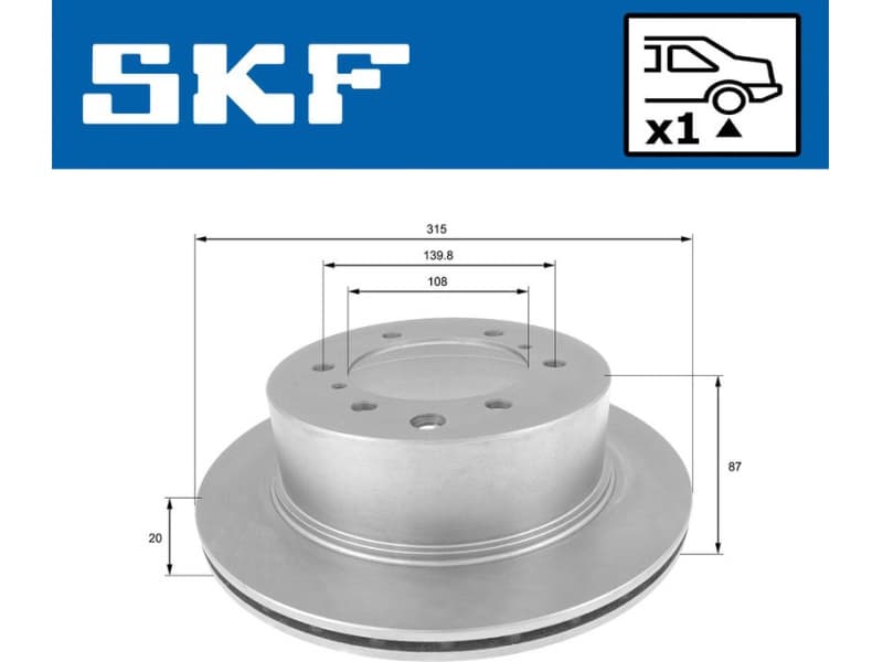 Brake Disc VKBD 90933 V1 - image 2