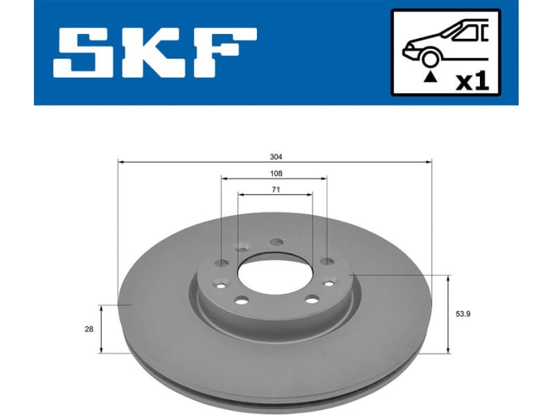 Brake Disc VKBD 81299 V1 - image 2