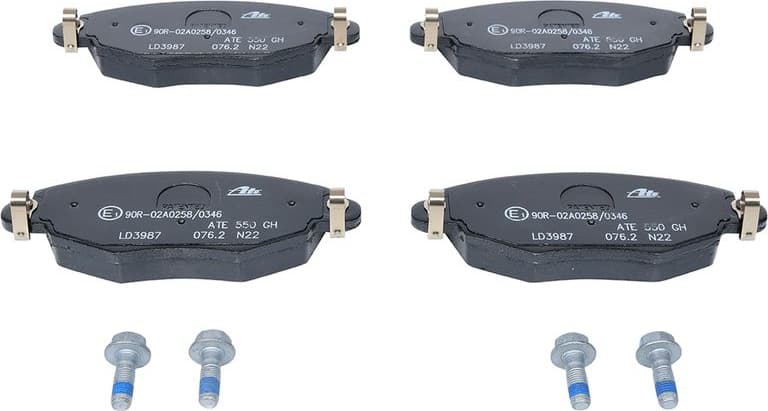 Brake Pad Set, disc brake ATE Ceramic 13.0470-3987.2 - image 3