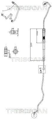 Hydraulic Hose, steering 8516 29041