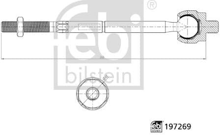 Inner Tie Rod 197269