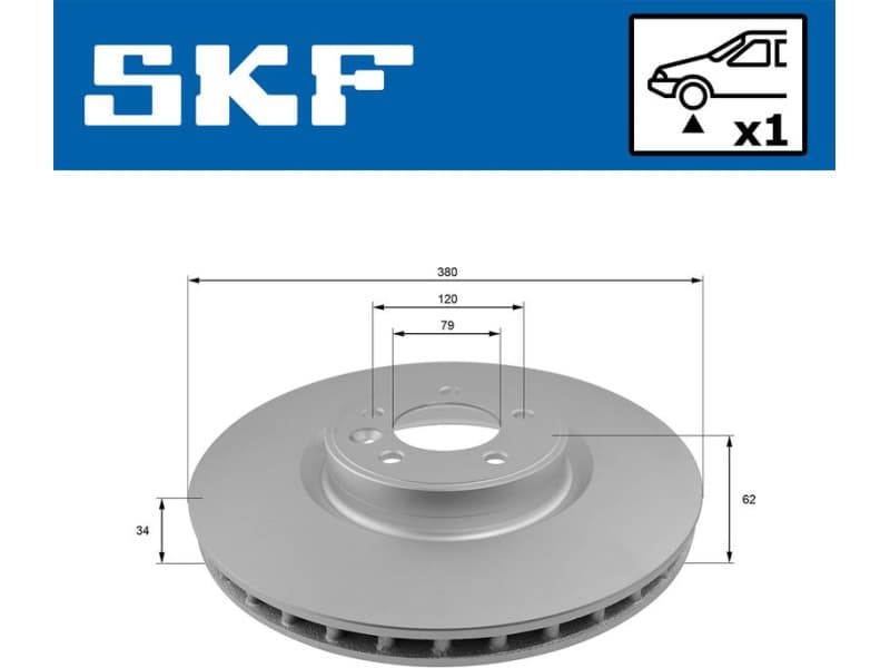 Brake Disc VKBD 80369 V1 - image 2