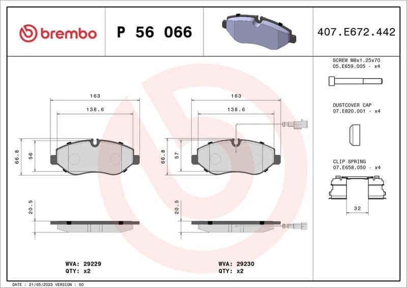 Brake Pad Set, disc brake PRIME LINE P56066 - image 3