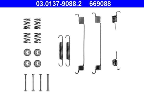 Accessory Kit, brake shoes 03.0137-9088.2 - image 2