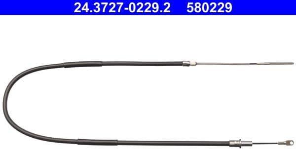 Cable Pull, parking brake 24.3727-0229.2 - image 4