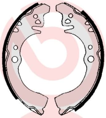 Brake Shoe Set ESSENTIAL LINE S16507 - image 3