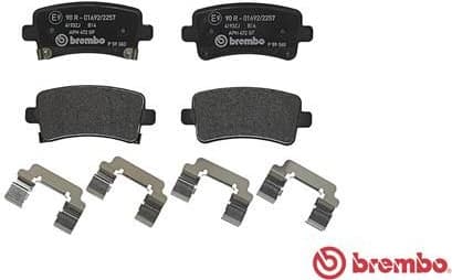 Brake pads rear, Top Quality P59060 - image 4