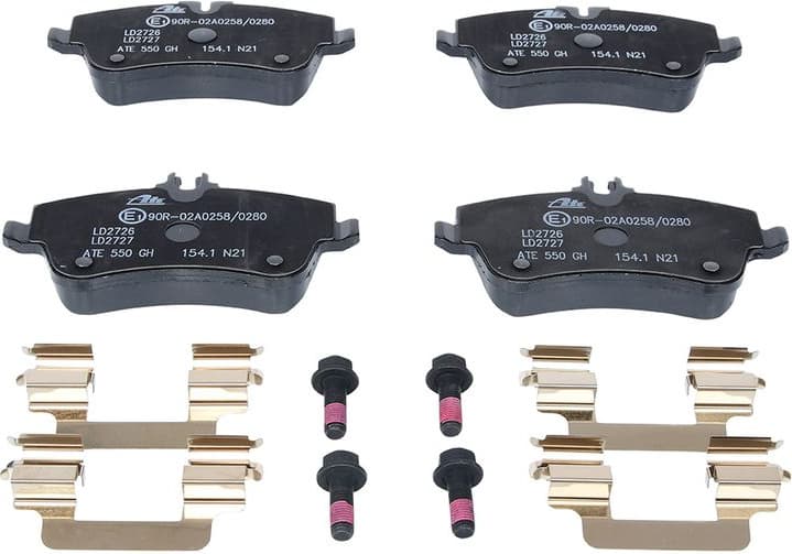 Brake Pad Set, disc brake ATE Ceramic 13.0470-2727.2 - image 3