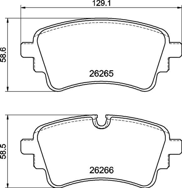 Brake Pad Set, disc brake PRIME LINE P85185 - image 2