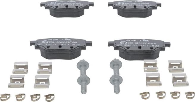 Brake Pad Set, disc brake 13.0460-3891.2 - image 2