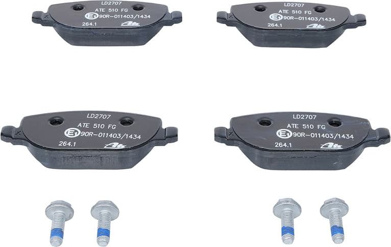 Brake Pad Set, disc brake ATE Ceramic 13.0470-2707.2 - image 3