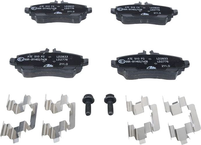 Brake Pad Set, disc brake ATE Ceramic 13.0470-2776.2 - image 3