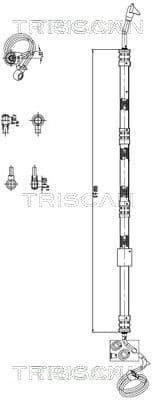 Hydraulic Hose, steering 8516 29038