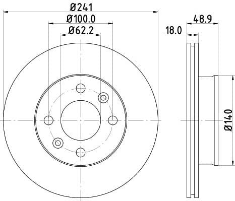Brake Disc 8DD 355 112-791 - image 4