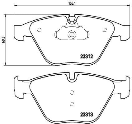 Brake Pad Set, disc brake XTRA LINE P06054X - image 3