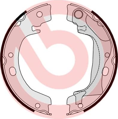 Brake shoes handbrake, Top Quality S83560 - image 3