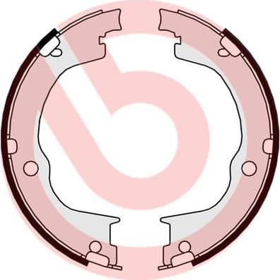 Brake shoes handbrake, Top Quality S10515 - image 3