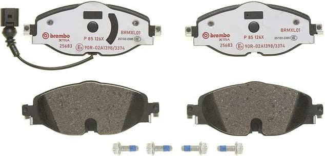 Brake Pad Set, disc brake XTRA LINE P85126X - image 4